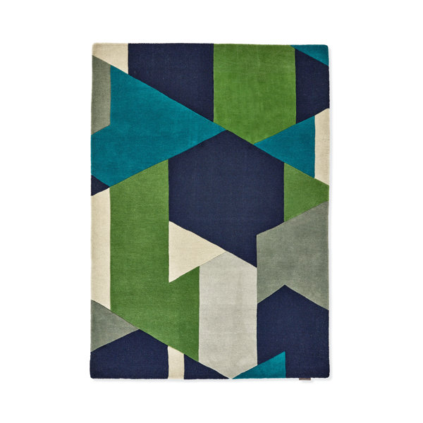 Harlequin Hand Tufted Blue/Gray/Green Rug Wayfair